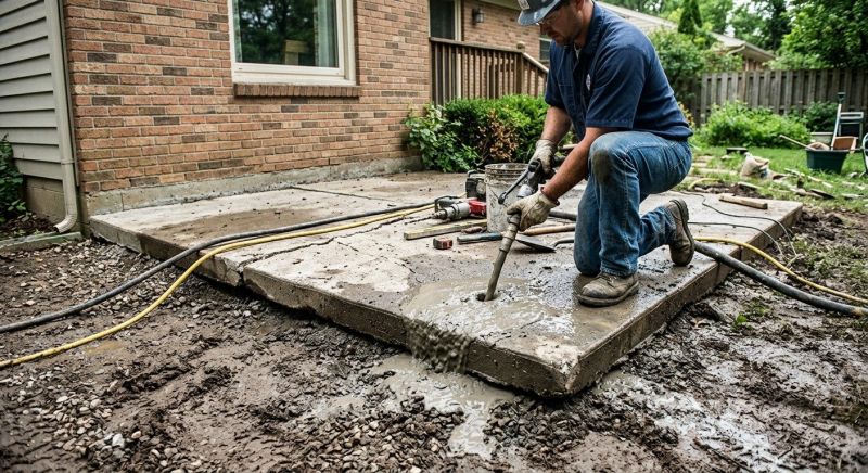 Porch Leveling in West Des Moines, IA