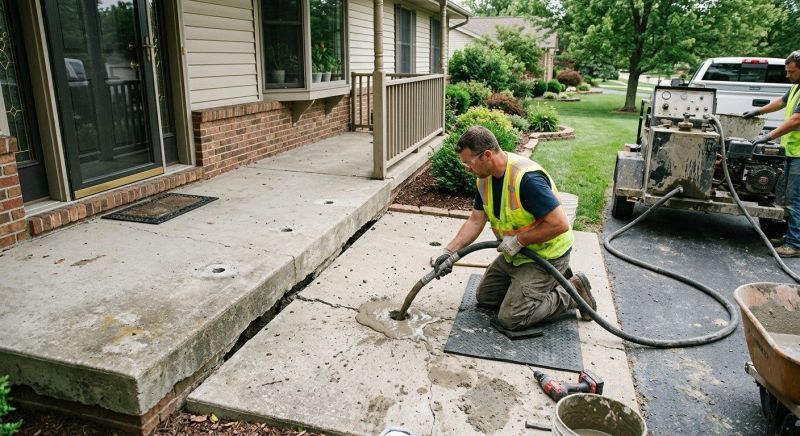 Porch Lifting in West Des Moines, IA